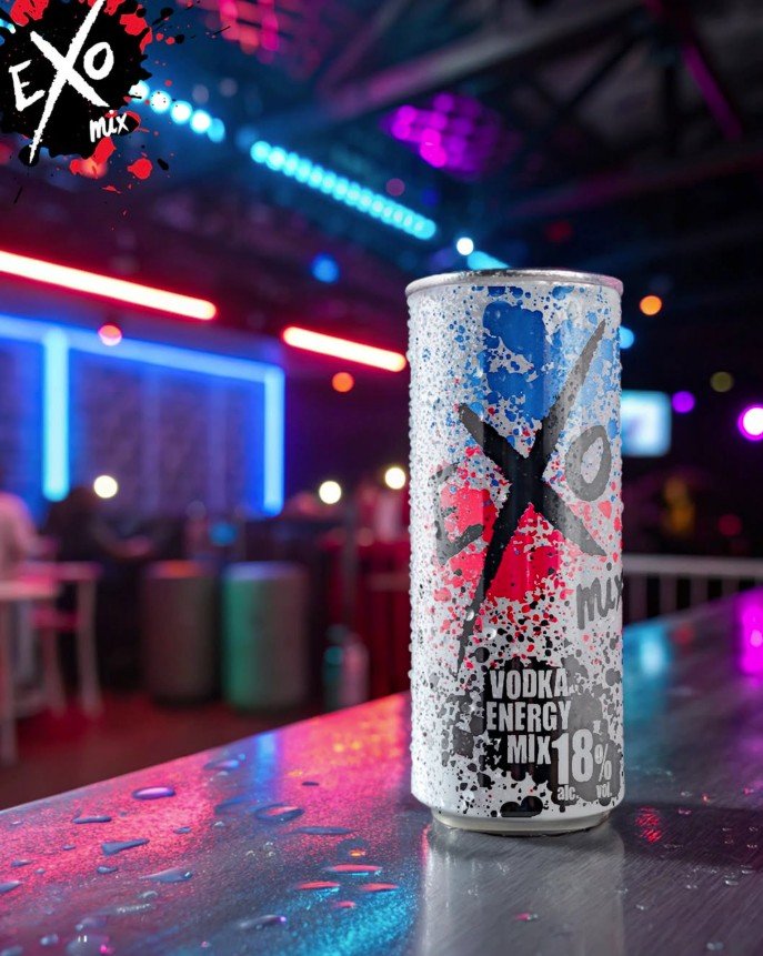 Exo Mix Vodka imported by Zara General Trading