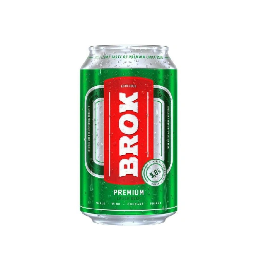 Brok Beer Can – 330ml imported by Zara General Trading
